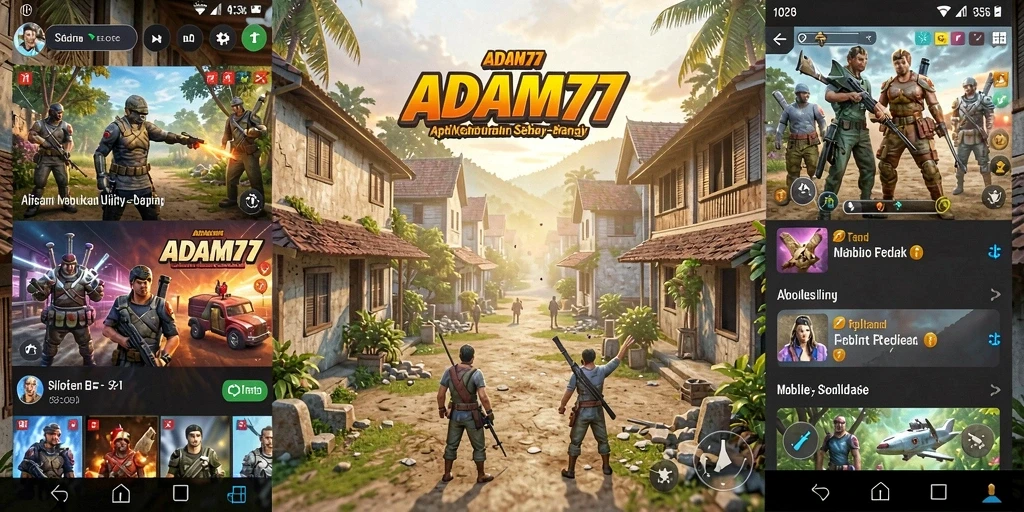 Screenshot utama ADAM77 menampilkan antarmuka aplikasi Utility yang intuitif.