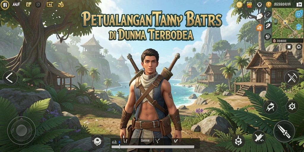 Screenshot menampilkan misi seru dalam dunia Open World AFAF.