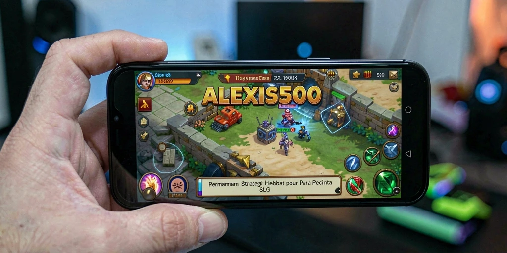 Tampilan menarik dari gameplay ALEXIS500 yang menantang.