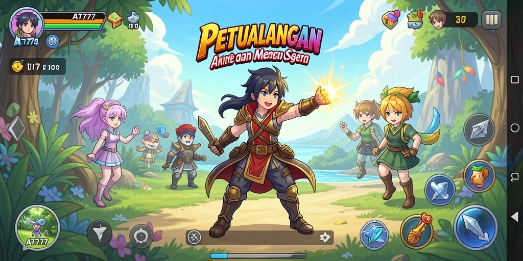 Tampilan gameplay AT777 yang menakjubkan dan seru.