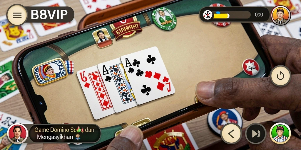 Tampilan gameplay B8VIP yang penuh warna dan interaktif.