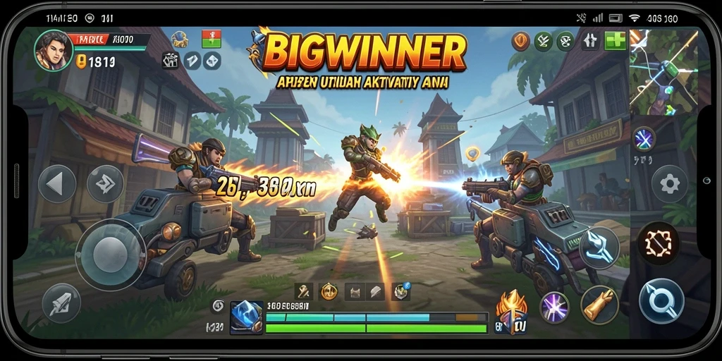 Tampilan screenshot BIGWINNER menunjukkan antarmuka aplikasi Utility yang ramah pengguna.