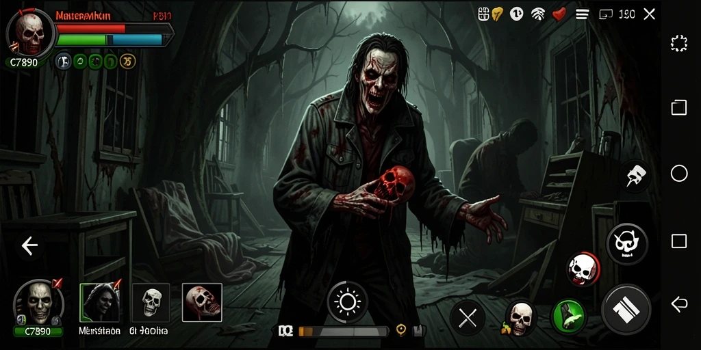 Screenshot menampilkan gameplay mencekam dari C7890.