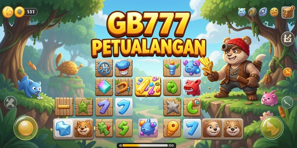 Screenshot utama GB777 menampilkan gameplay teka-teki yang seru.