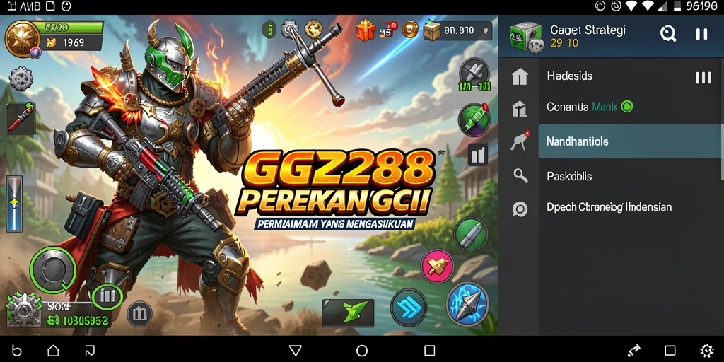 Screenshot utama GG288 menampilkan pertempuran yang menegangkan dan strategi pemain.