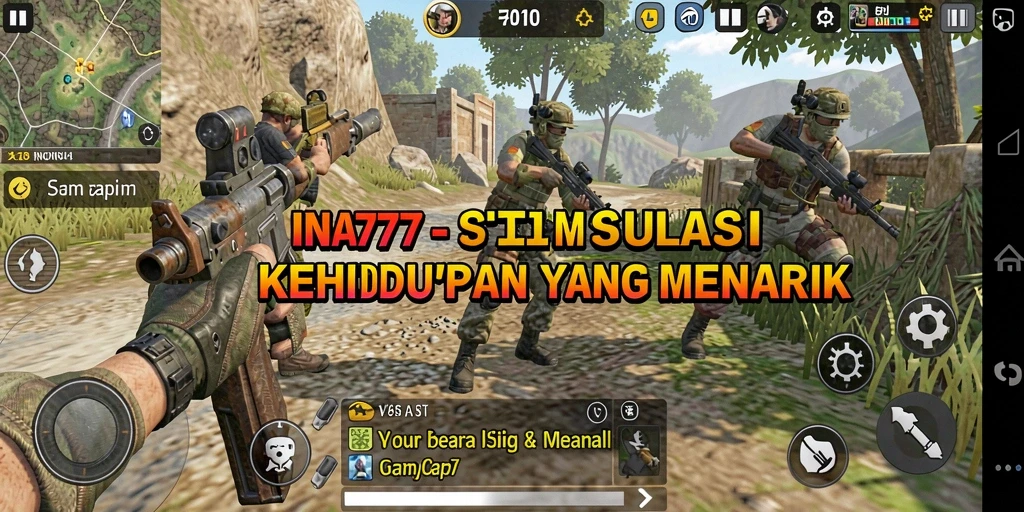 Tangkapan layar gameplay INA777 menampilkan interaksi sosial yang dinamis.