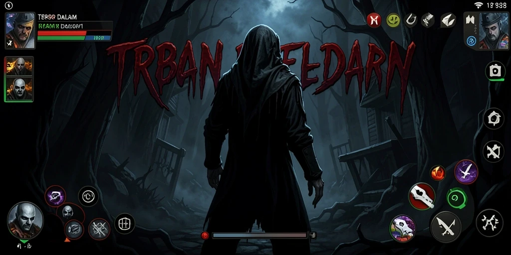 Gameplay RP888 yang mencekam dan menegangkan saat menjelajahi tempat angker.