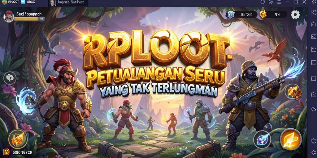 Tangkapan layar RPLOOT menampilkan aksi gameplay petualangan yang mendebarkan.